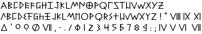 Alfabetix font