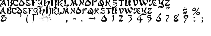 AlfredDrake font