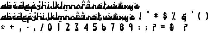 Alhambra Deep font