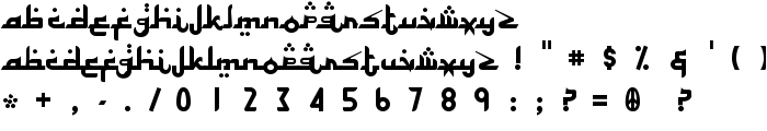 Alhambra font