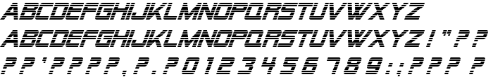 Alien Encounters Italic font