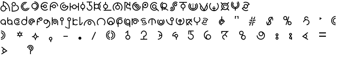 Alien Sans Latin basic font