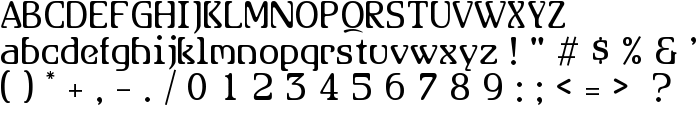 AllHookedUp font