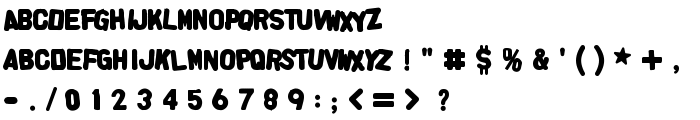 AlphaFridgeMagnetsAllCaps font