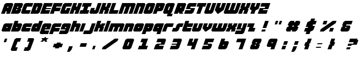Alpha Taurus Expanded Italic font