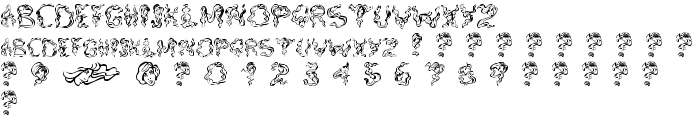 AlphaWomanHair font