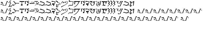 Alphabet-of-the-Magi font