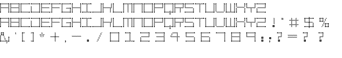 Amaya Technical Etching Regular font