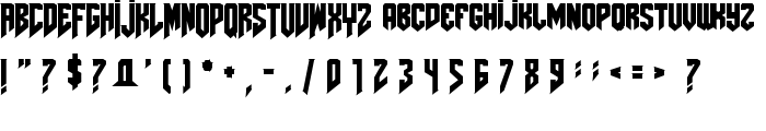 AmazDooMLeft font