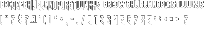 AmazDooMRightOutline font