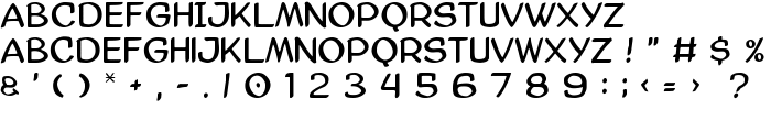 AmazGoDa font