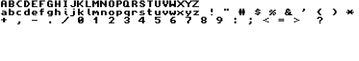 Amiga Forever font