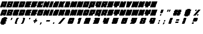Anakefka Condensed Italic font