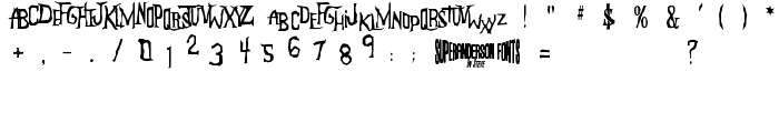 Anderson The Mysterons font