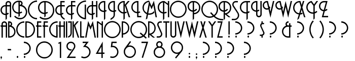 Andes font