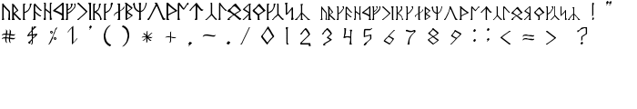 Angerthas Moria font