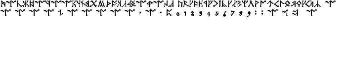 Angerthas font