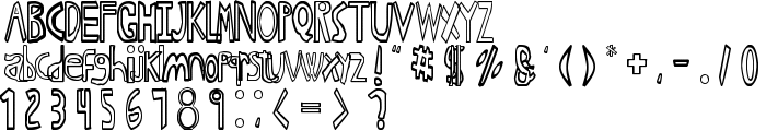 Anime I font