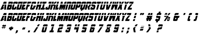 Anitlles Laser Italic font