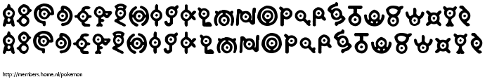 Pokemon: Annon font