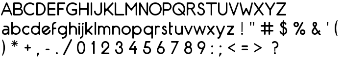 AR Techni font