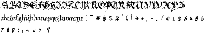 Argor Biw Scaqh font