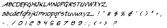 Arilon Condensed Italic font