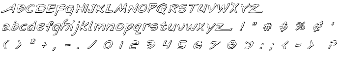 Arilon Shadow Italic font