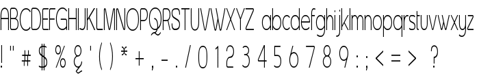 Asenine Super Thin font