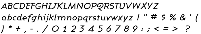 Ashby Medium Italic font