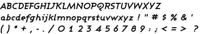 Ashby Bold Italic font