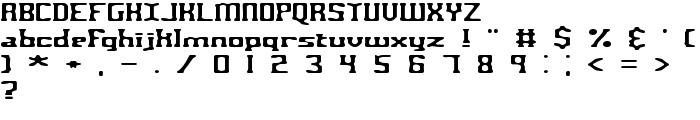 Aspartame BRK font