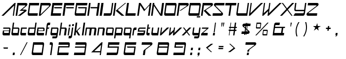 AstronBoy-Italic font