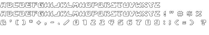 Astropolis 3D font