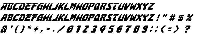 Astropolis Condensed Italic font