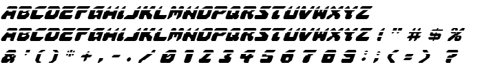 Astropolis Laser Italic font