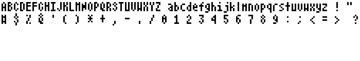 Atari Small font