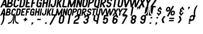 SF Atarian System Bold Italic font