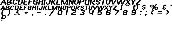 SF Atarian System Extended Bold Italic font