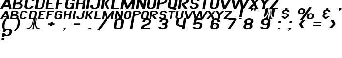 SF Atarian System Extended Italic font