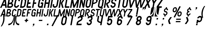 SF Atarian System Italic font