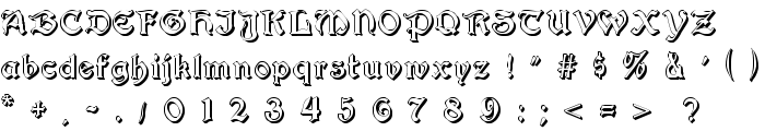 Augusta Shadow font