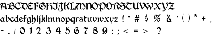 Augusta Regular font