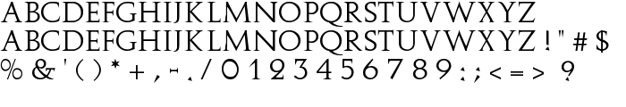 Augustus font