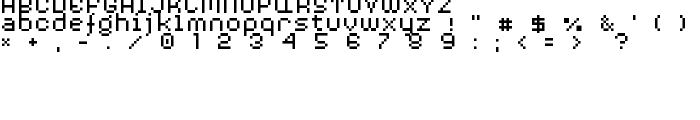 AuX DotBitC Xtra font
