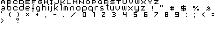 AuX DotBitC font