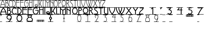 Avignon font