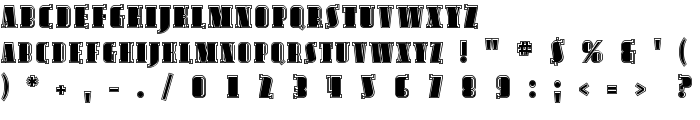 Avondale SC Inline font