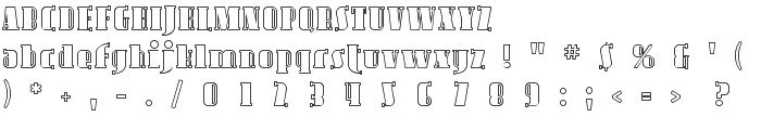 Avondale Outline font