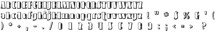 Avondale Shaded font